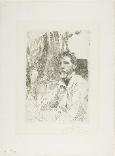 August Saint Gaudens I by Anders Leonard Zorn
