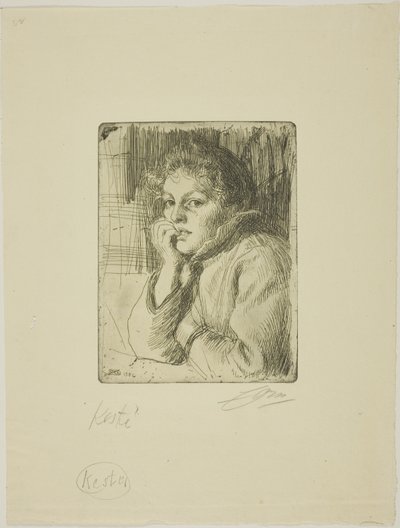Kesti, a Mora Peasant by Anders Leonard Zorn