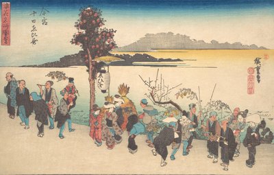 Imamiya Toka Ebisu by Ando Hiroshige