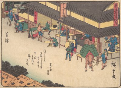 Kusatsu, ca. 1838 by Ando Hiroshige