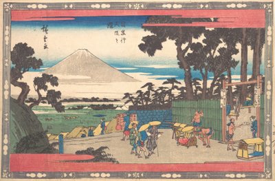Meguro Gionin Zaka by Ando Hiroshige