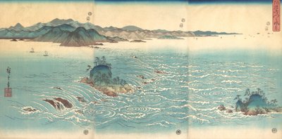 Rapids at Naruto, 1857 by Ando Hiroshige