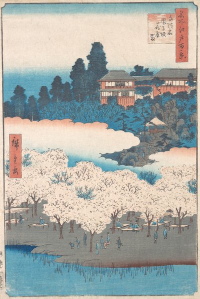 Sendagi Dangozaka, 1856 by Ando Hiroshige