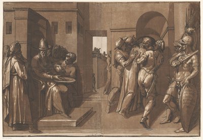 Pilate Washing His Hands in Innocence by Andrea Andreani