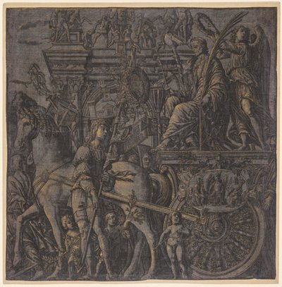 The Triumph of Julius Caesar: Caesar Triumphant by Andrea Andreani