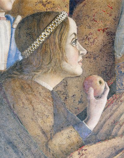 Paola Gonzaga (detail) by Andrea Mantegna