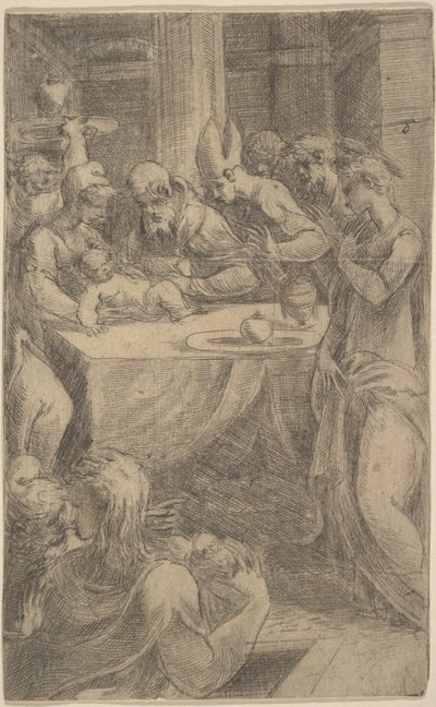 The Circumcision of Christ, ca. 1542-46 by Andrea Schiavone