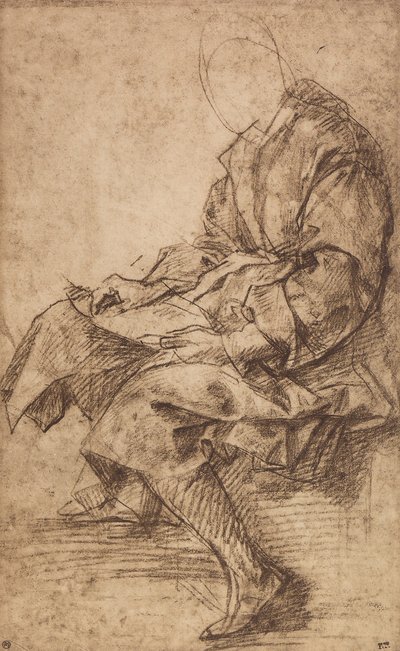 Study of a Male Figure by Andrea del Sarto