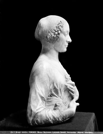 Lady with a Bouquet by Andrea del Verrocchio
