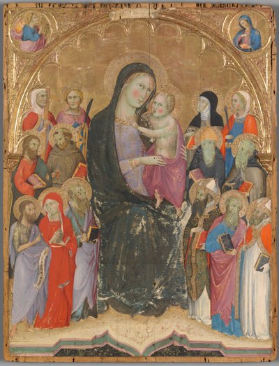 Virgin and Child with Saints by Andrea di Bartolo
