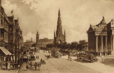 Edinburgh: Princes Street from the Mound by Andrew Allan