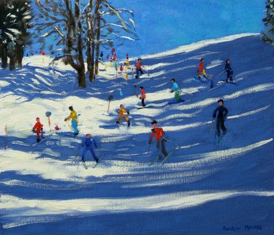 Blue Shadows, Morzine by Andrew Macara