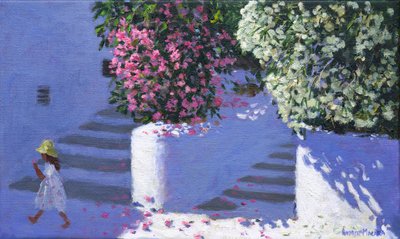 Bougainvillea, Anandas, Milos, Greek Islands by Andrew Macara