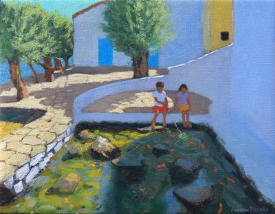 Fish pond, Milos, Greece, 2017 by Andrew Macara