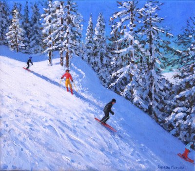 Steep Slope, Les Arcs, France by Andrew Macara