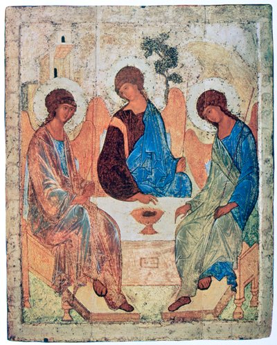 The Trinity of Roublev, c. 1411 by Andrey Rublyov