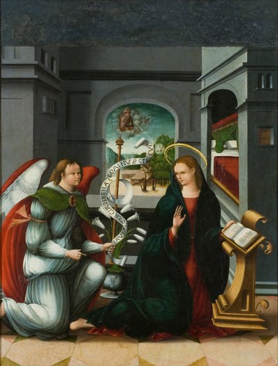 The Annunciation by Andrés de Melgar