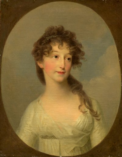 Possibly Franciska Krasinska, Duchess of Courland by Angelica Kauffmann