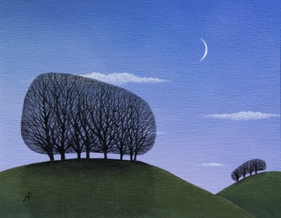 Moonrise, 2017 by Anna Phillips