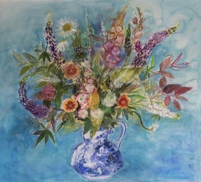 Flowers from an Edinburgh Garden by Ann Oram