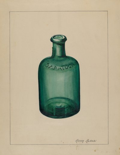 Glass Bottle by Anna Aloisi