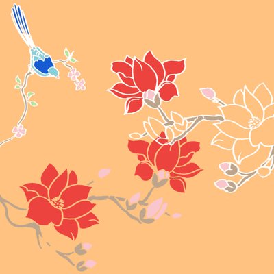 Blossom Birds by Anna Platts