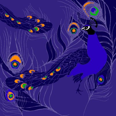 Peacock by Anna Platts
