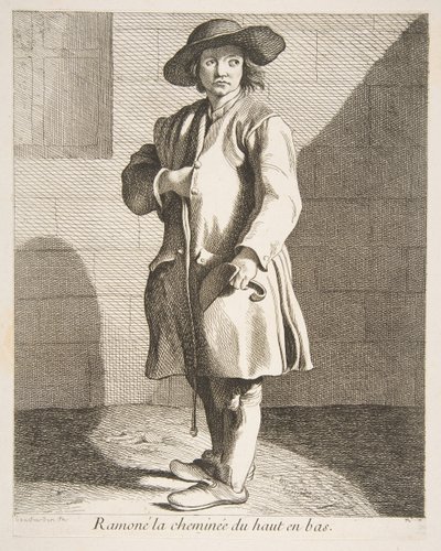 Chimney Sweep, 1737 by Anne Claude Philippe de Caylus