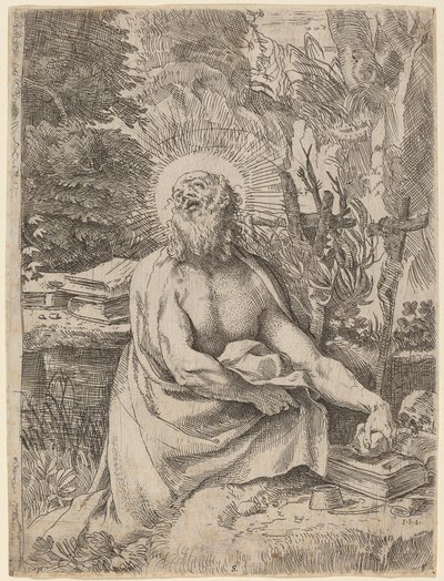 Saint Jerome in the Wilderness by Annibale Carracci