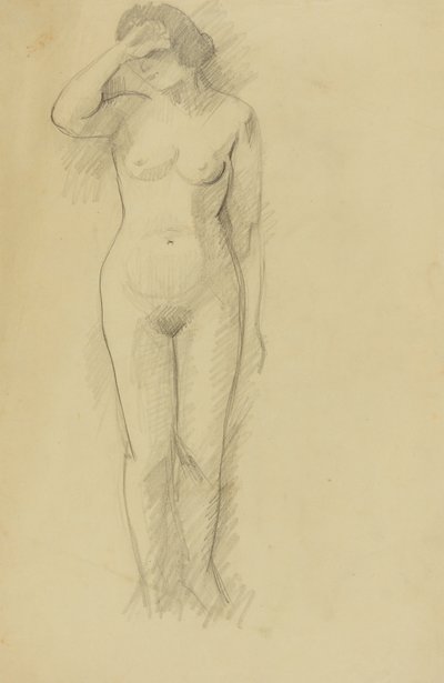 Standing Female Nude by Anny Dollschein