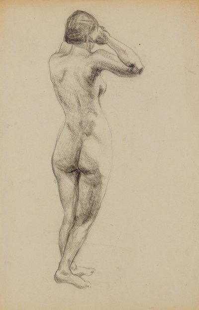 Female Nude from the Back by Anny Dollschein