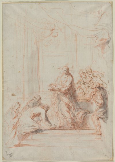 Christ Administering the Host by Anonymous