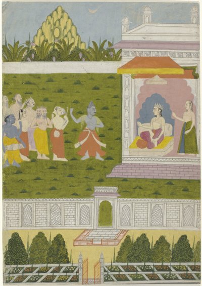Deva with Gods by Anonymous
