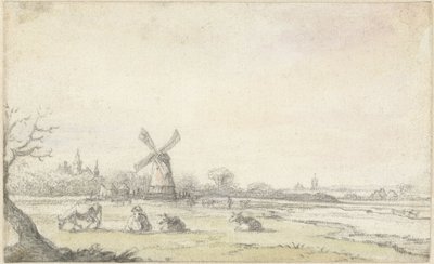 View of The Hague from Rijswijk by Anonymous