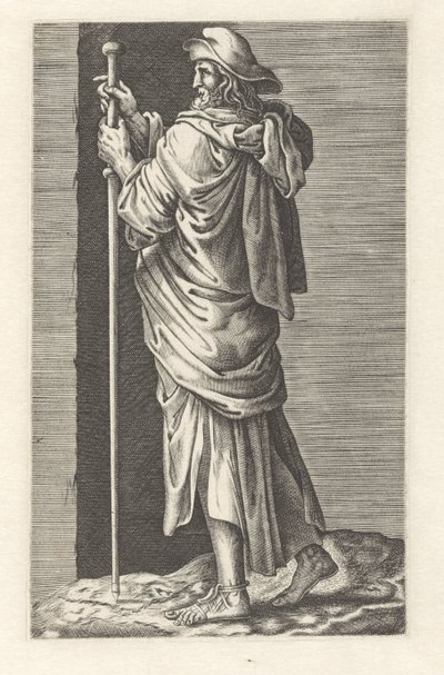 James the Greater (Christ and Twelve Apostles) by Anonymous