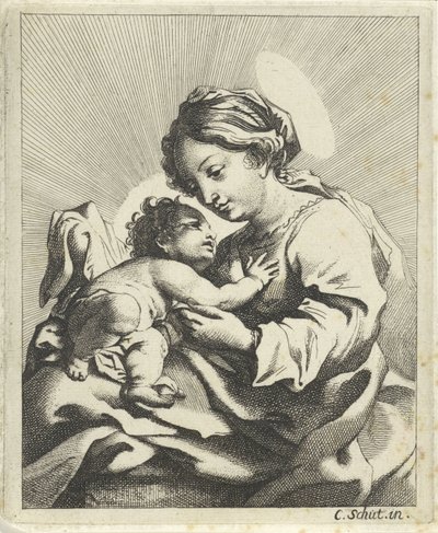 Mary with the Christ Child by Anonymous