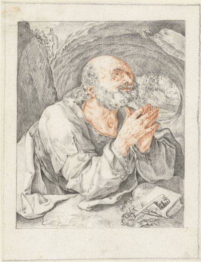 Peter in Prayer by Anonymous