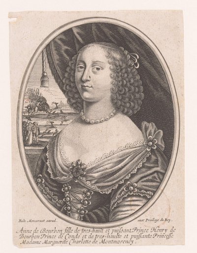 Portrait of Anna Genoveva of Bourbon-Condé by Anonymous