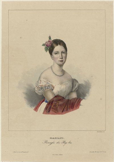Portrait of Marianne, Princess of the Netherlands by Anonymous