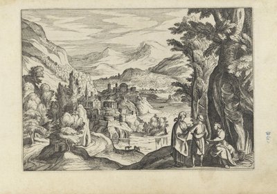 River Landscape (Landscapes with Figures) by Anonymous
