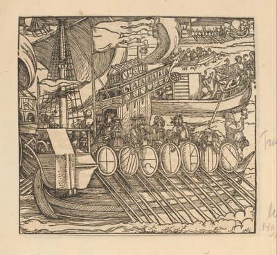 Ships in Festive Parade by Anonymous