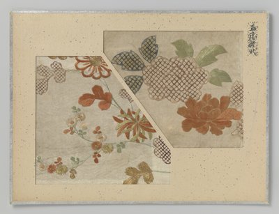 Two Textile Fragments by Anonymous