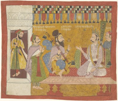 Vasudeva Brings Kritivula to King Kamsa by Anonymous