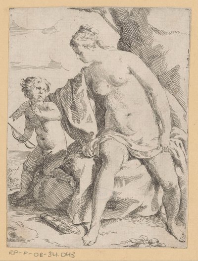Venus and Cupid by Anonymous