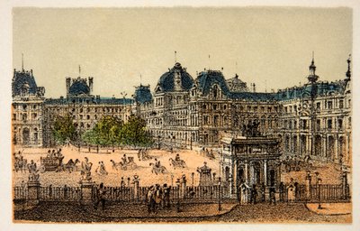 Paris 1874: The New Louvre - Private collection by Anonymous Anonymous