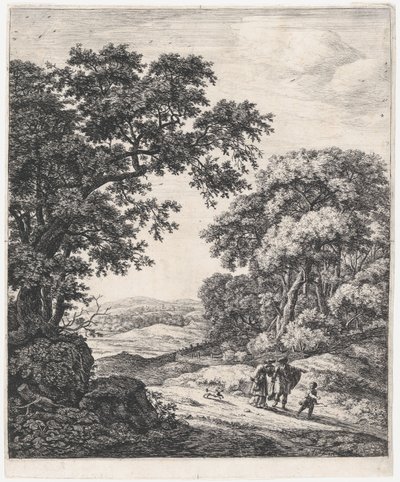 The Departure of Hagar, 17th century by Anthonie Waterloo