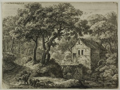 The Mill in the Wood by Anthonie Waterloo