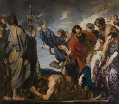 The Brazen Serpent by Anthony van Dyck