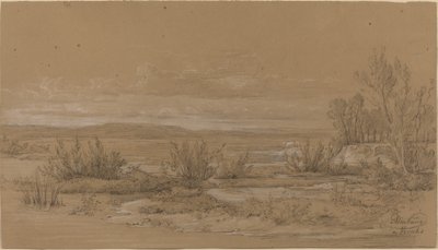 Landscape near Vourlis by Antoine Jean Duclaux