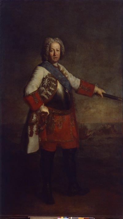 Count Friedrich Heinrich von Seckendorf by Antoine Pesne